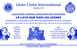 VOLANTE Y LONA LATA QUE DAN LOS LEONES